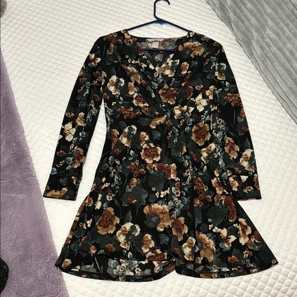 Floral Long Sleeve Dress